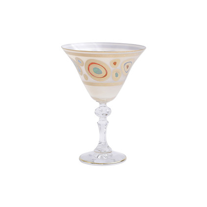 VIETRI Regalia Cream Martini Glass