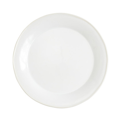 Viva by Vietri Chroma White Dinner Plate - Set of 4