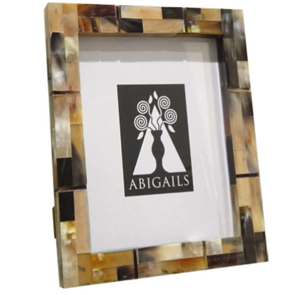 Abigails Frame Black/Brown Inlaid 8 inch X 10 inch