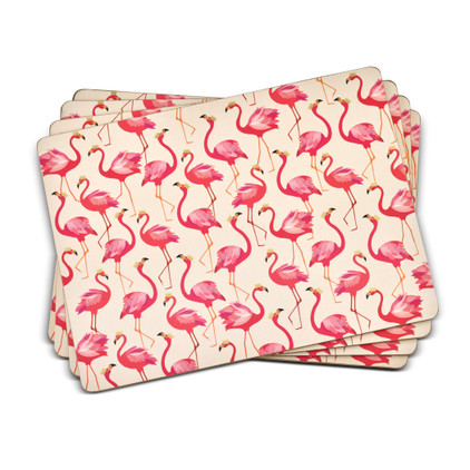 Portmeirion Sara Miller Placemats Set of 4 - Flamingo