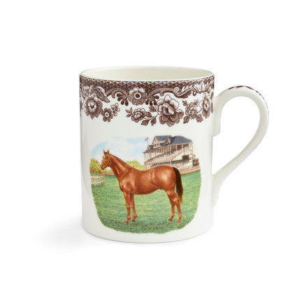 Spode Woodland Horses Mug (Thoroughbred)