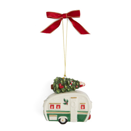 Spode Christmas Tree Camper Van Ornament