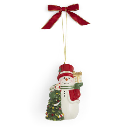 Spode Christmas Tree Snowman with Tree Ornament Annual 2022