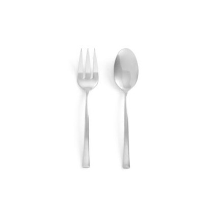 Nambe Taos Flatware 2 Piece Salad Set