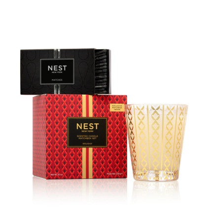 Nest Holiday Classic Candle 8.1 oz & Matchbox Set