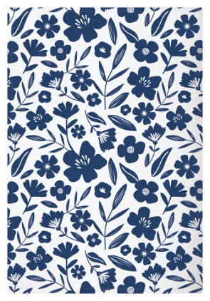 Mukitchen Dish Towel - Blue Floral