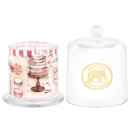 Michel Design Birthday Butter Cream Cloche Candle