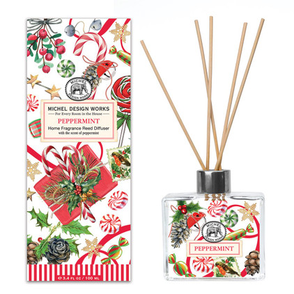 Michel Design Peppermint Home Fragrance Reed Diffuser