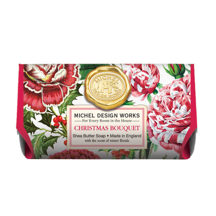 Michel Design Christmas Bouquet Large Bath Soap Bar