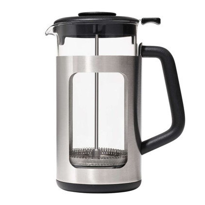 OXO Brew 8 Cup French Press with Grounds Lifter 2.0