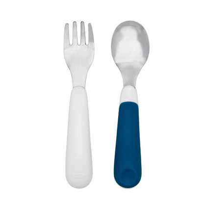 OXO Tot Fork & Spoon Set - Navy