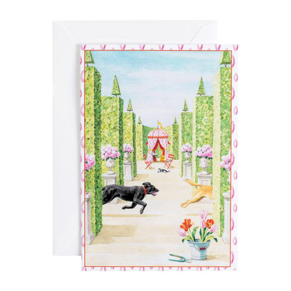 Caspari Garden Rumble Birthday Card & Envelope