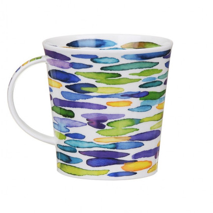 Dunoon Cairngorm Slapdash Blue Mug