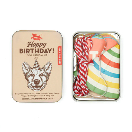 Kikkerland Dog Happy Birthday Kit
