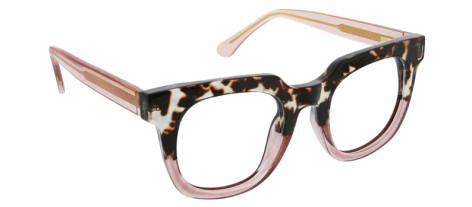 Peepers Reading Glasses Showbiz - Gray Tortoise/Pink +1.00