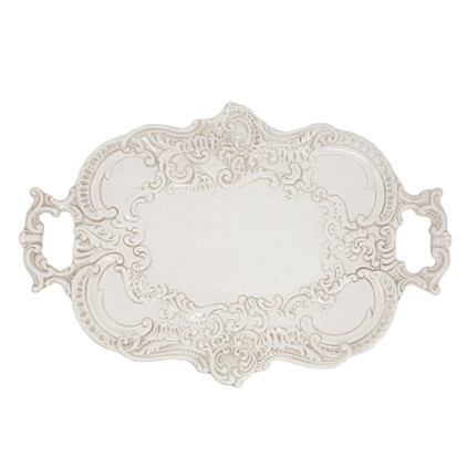 Arte Italica Finezza Baroque Tray - Cream