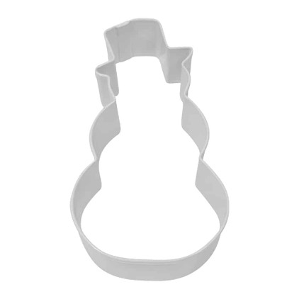 White Snowman 4 inch Cookie Cutter