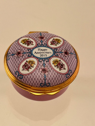 Halcyon Days Happy Anniversary 2013 Keepsake Box