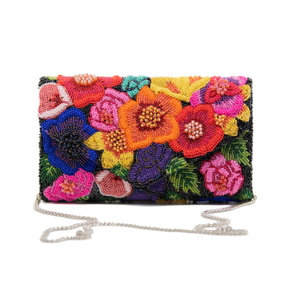 Tiana Designs Floral Beauty Beaded Bag
