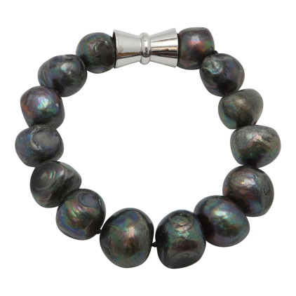 Girl with a Pearl Bam Bam Bracelet - Black