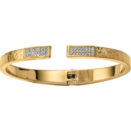 Brighton Meridian Zenith Hinged Bangle Gold