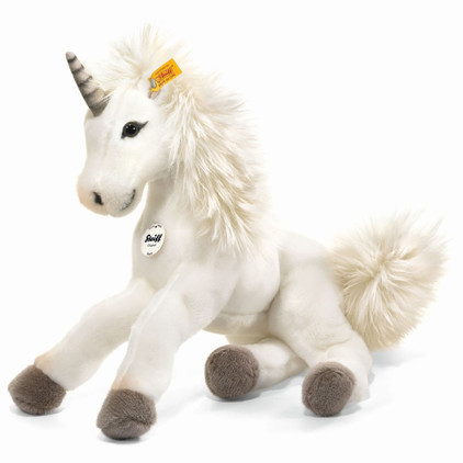 Steiff Starly Dangling Unicorn - White