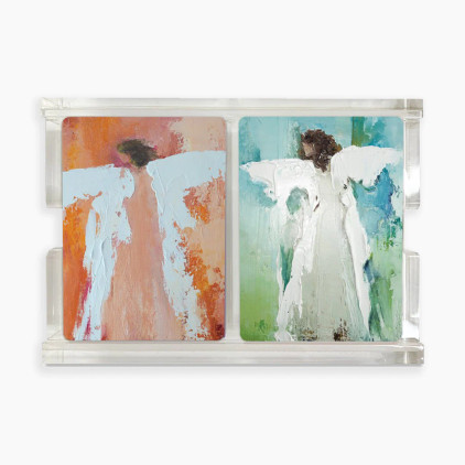 Anne Neilson Inspire Playing Cards - 2 Decks in Acrylic Box
