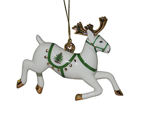 Spode Christmas Tree Ornaments Reindeer Ornament