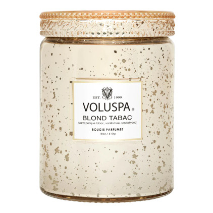 Voluspa Blond Tabac 18oz Large Jar Speckle Candle