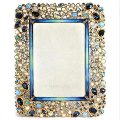 Jay Strongwater Javier Bejeweled 5" x 7" Frame