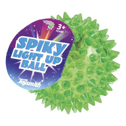 Toysmith Flashing Spiky Ball (Assorted Colors)