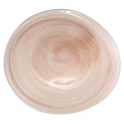 Mariposa Blush Alabaster Dinner Plate