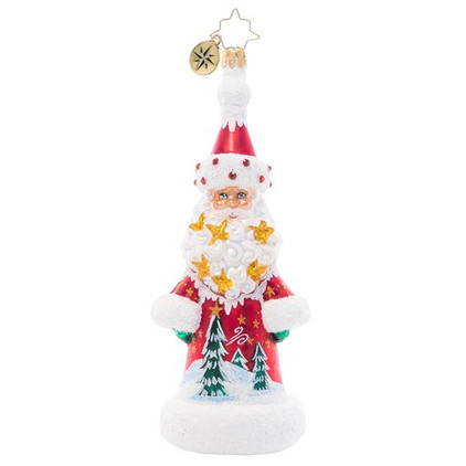 Christopher Radko Starstruck Santa Ornament