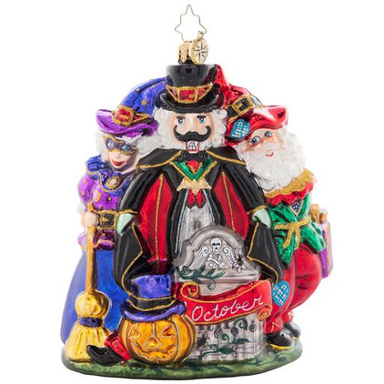 Christopher Radko Happy Hauntings Halloween Nutcracker Ornament