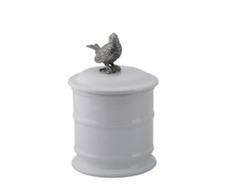 Vagabond House Stoneware Canister - Short - Song Bird