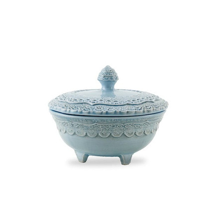 Arte Italica Finezza Blue Petite Covered Dish