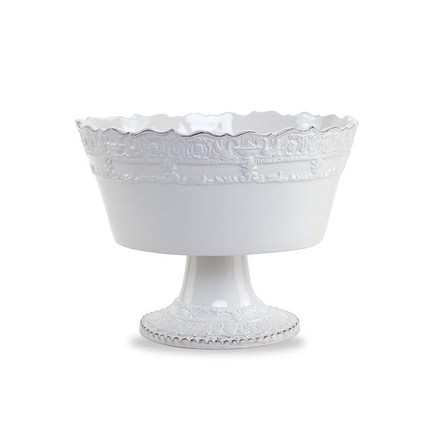 Arte Italica Renaissance White Stemmed Fruit Bowl