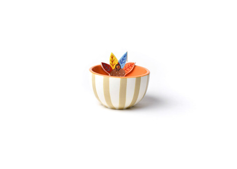 Happy Everything Turkey 4 inch Embellishment Bowl