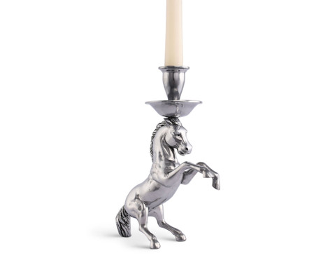 Arthur Court Candle Holder - Rearing Horse