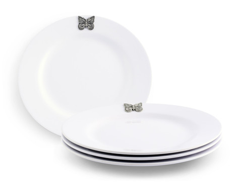 Arthur Court Melamine Lunch Plates (4) - Butterfly