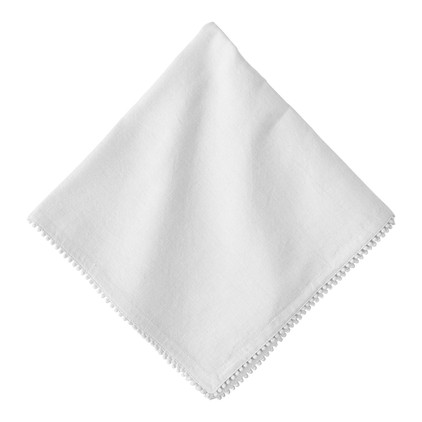 Juliska Berry Trim White Napkin