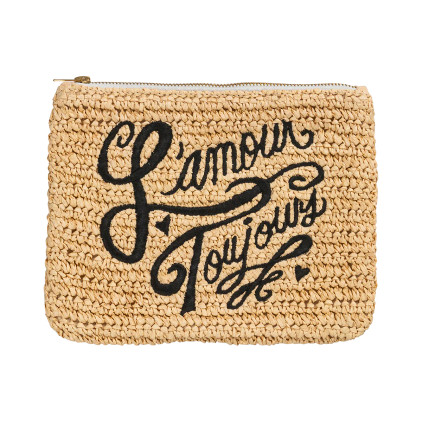 Juliska L Amour Toujours Large Zipper Pouch