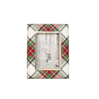 Juliska Stewart Tartan 4 inch x 6 inch Frame