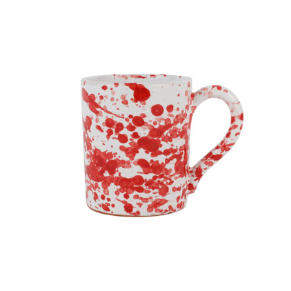 Vietri Amalfitana Red Splatter Mug