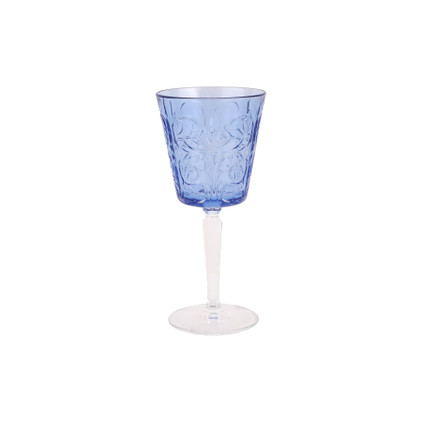 Vietri Barocco Cobalt Wine Glass