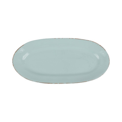 Vietri Cucina Fresca Aqua Narrow Oval Platter