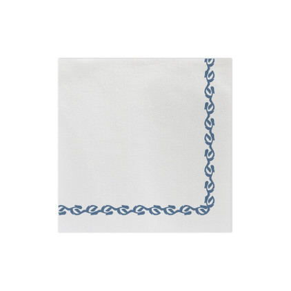 Vietri Papersoft Napkins Florentine Blue Cocktail Napkins (Pack of 20)