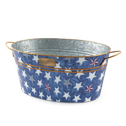 MacKenzie Childs Royal Star Beverage Bucket