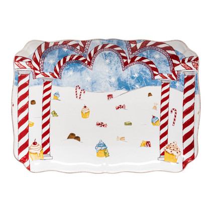 Casafina The Nutcracker Platter Rectangular 36 inch - White