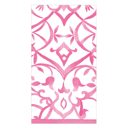 Caspari Algarve Fuchsia-Paper Linen - Guest Towels Airlaid (12)